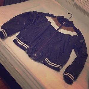 Brown ether jacket